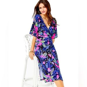 Lilly pulitzer parigi midi dress